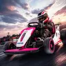 GARVEE Kids 24V Rechargeable Electric Go Kart Ride On Machine - Dual 200W Motors, Drift, 360° Spin, 8.1MPH, Dual Pedals, Roller Car 360 Driving, 110 lbs Capacity, MP3 Playback, Boys/Girls Ages 6+ Outdoor Toy Gift