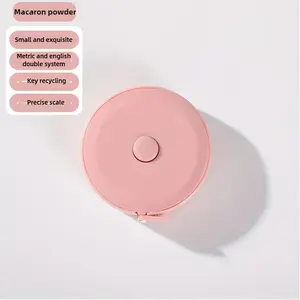 A plastic tape measure, 150cm/60in, clothing measuring tape measure, cute mini soft measure, self-retracting