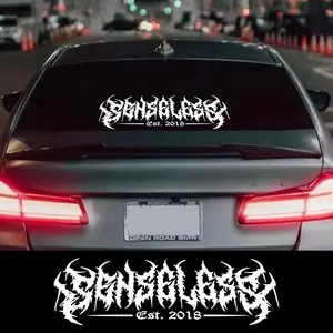 New for Car Window Banner Sticker Senseless Rear Windshield Racing Vinyl Decals Truck Door Waterproof Exterior Graphics Auto Accessories Decor for Car