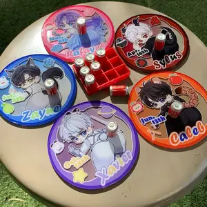 Love and Deep Space Fanart Acrylic Cup Mat Featuring Xavia Zayne Rafayel Sylus & Caleb Gift Best Gift for Fans