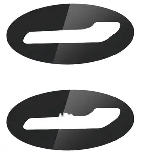 Tesla Model 3 Exterior Door Handle Protective Film - Scratch-Resistant TPU, Transparent Car Cover for Enhanced Style & Protection