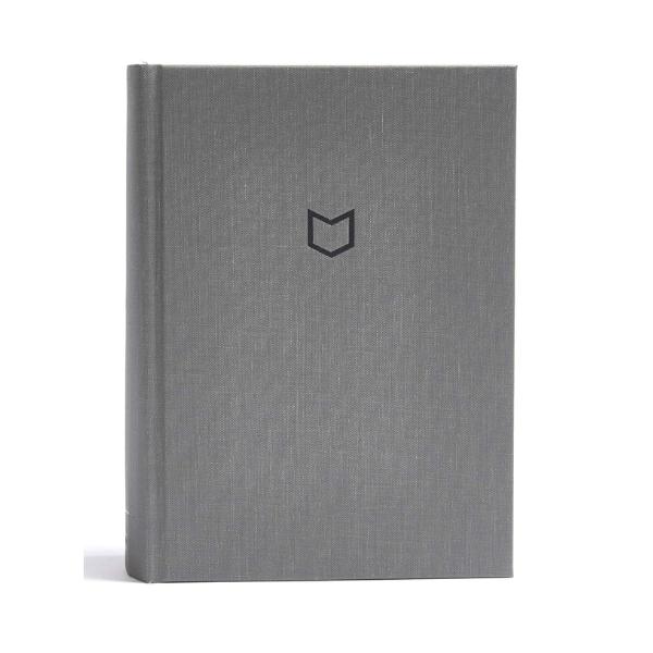 CSB He Reads Truth Bible, Charcoal Cloth Over Board, Black Letter, Wide Margins, Journaling Space, Illustrations, Reading Plans, Easy-to-Read Bible Serif Type Hardcover – May 1, 2019