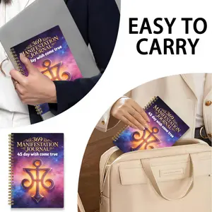 369 Law Vow Manual, Universe Energy Awakening Plan Book, 45-day Gratitude Practice, Spiritual Atmosphere Manual Book, Includes 3-6-9 Programming Method, Positive Declarations and Inspirational Questions, Goal Setting, Law of Attraction Vow Book, Daily Pra