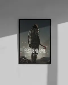 [Sale up to 50%] [Free Ship] Resident Evil Requiem Poster, Leon Kennedy Wall Art, RE9 Poster, Survival Horror Wall Decor