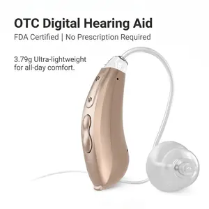 Coniler D-316 OTC Hearing Aids for Seniors - 16 Channels, No Prescription Required, Immediate Use for Hard of Hearing, Ideal Father's Day Gift