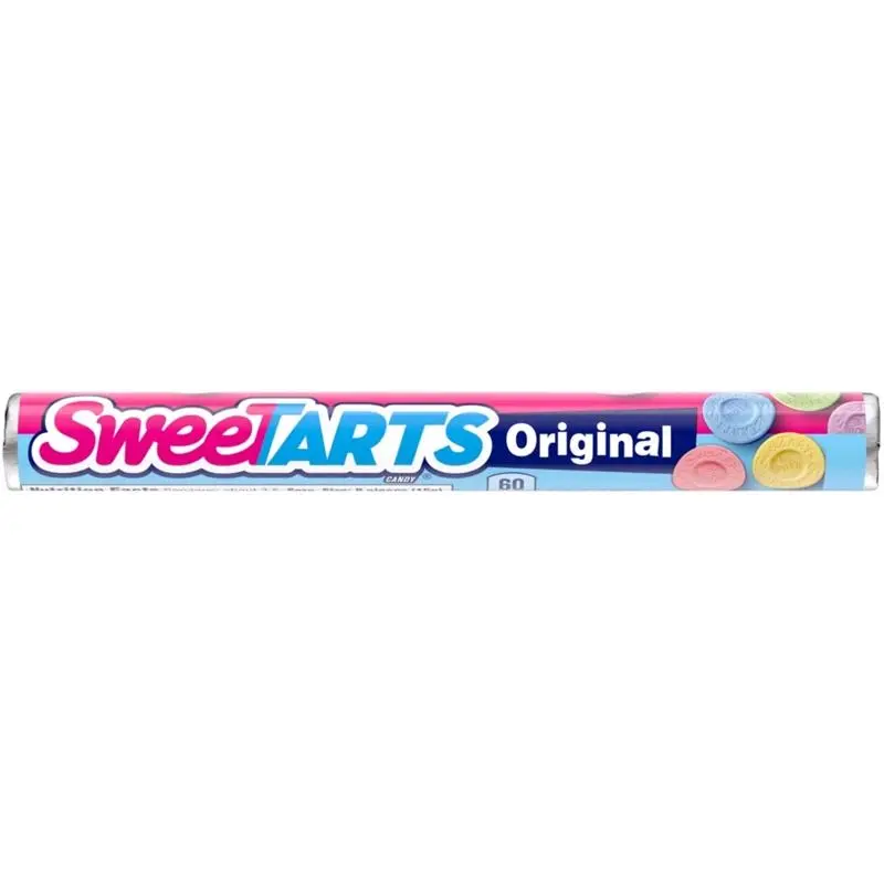 SweeTARTS Original Tangy Candy, Sweet and Tart Fruit Flavored Tablets, 1.8 oz (Pack of 36)