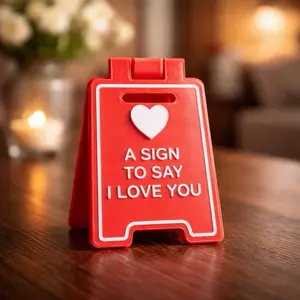I Love You Sign - Red Heart Design for Expressing Love and Affection 3pack
