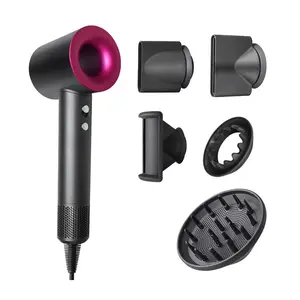 High-speed ionic hair dryer blower with diffuser nozzle, intelligent temperature control with hot/cold settings, plasma technology for scalp care, self-cleaning blow dryer, anti-static and frizz hair tools—an ideal gift for men and women