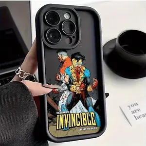 The Complete Library Vol 6 Comic Cover Phone Case, Invincible Mark Grayson vs Omni-Man Battle Scene Protective Case for iPhone 17/16/15/14/13/12/11 ProMax Plus for Samsung phones,an excellent gift for friend or fans.