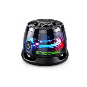 CircuiLiving X200 Fidget Spinner Bluetooth Speaker – Magnetic & Suction Cup Mini Speaker with RGB Lights, Sensory Stress Relief Toy for Adults & Kids, Anxiety Reducing Spinner, Goodie Bag Stuffer, Portable Music Gift Compatible with iPhone 17 & Android