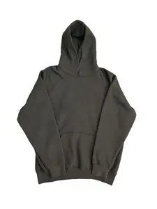 Men Model 9 Retro Charcoal Black Color Pullover Hoodie, Relaxed Oversized Fit,Casual Streetwear Hooded Sweatshirt, Comfortable for Daily Outings, Leisure Time and Everyday Casual Matching