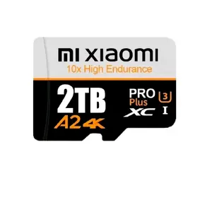 Xiaomi 2TB Micro SD Card Ultra TF SDHC/SDXC Class 10 Pro Plus U3 A24K High Endurance Memory Card with SD Adapter for Reliable Performance