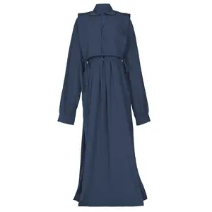Women's Navy Kashibo Abaya With Short Jacket