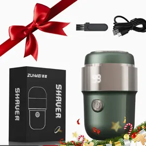 New portable home mini shaver with USB charging and single blade head, suitable for holiday gift giving