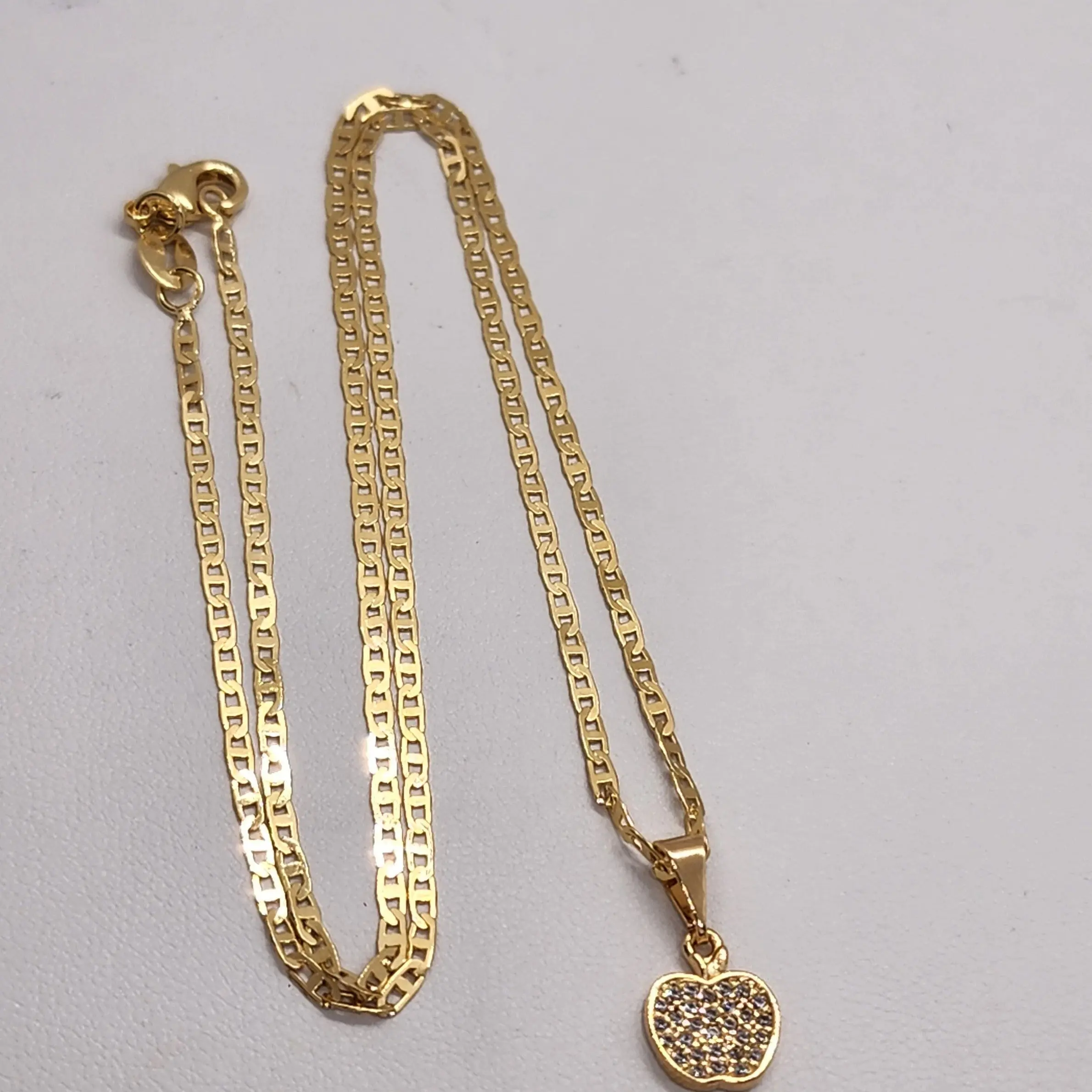 Brand New Apple Necklace - Fashion Accessory for Women