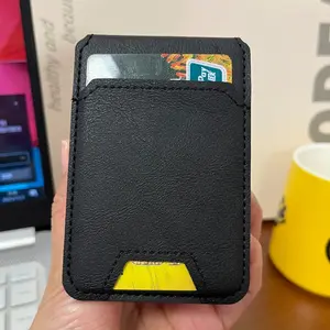 For Magsafe Magnetic Pu Leather Wallet Stand Credit Card Holder for Iphone 17 16 15 14 13 12 11 Pro Max plus Card Holder Phone Bag Cover