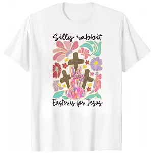 Silly Rabbit Easter Is For Jesus Shirt, Easter Is For Jesus Shirt, Christian Easter Shirt, Kids Easter Shirt, Easter Family Tee, Jesus Shirt Tshirt TOP