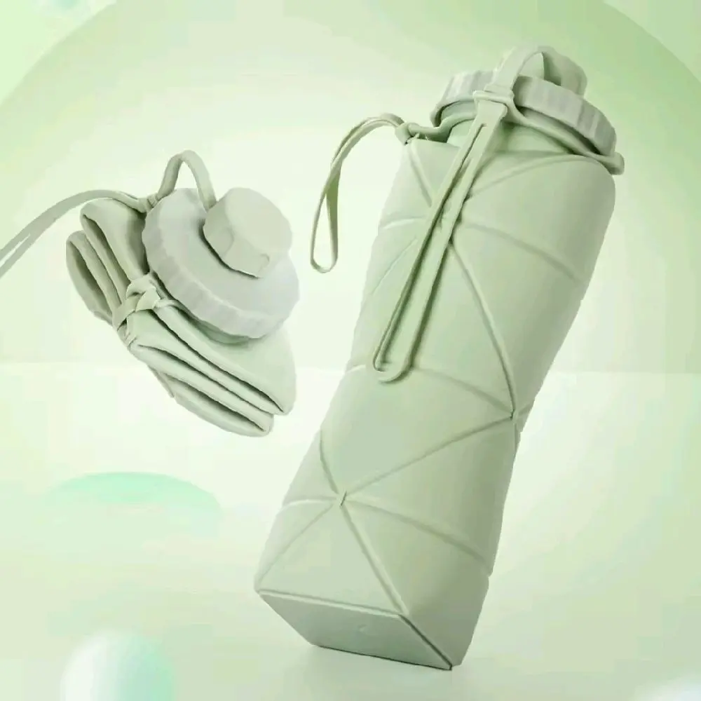 TT Life Solutions Green Folding, Lightweight, Portable water bottle