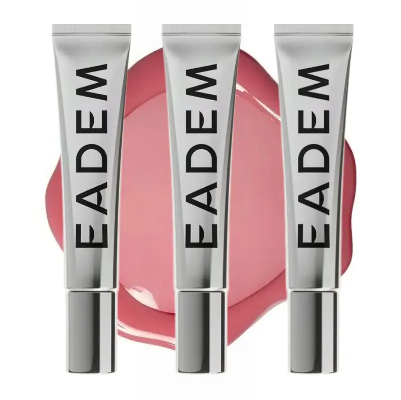 EADEM Le Chouchou 3-Pack (Guava Fresca) - Sheer Nude Tinted Lip Balm for a Natural Everyday Shine. Lightweight, Non-Sticky & Keeps Lips Soft All Day. Moisture Hydrate Moisturize Glossy Lipstick