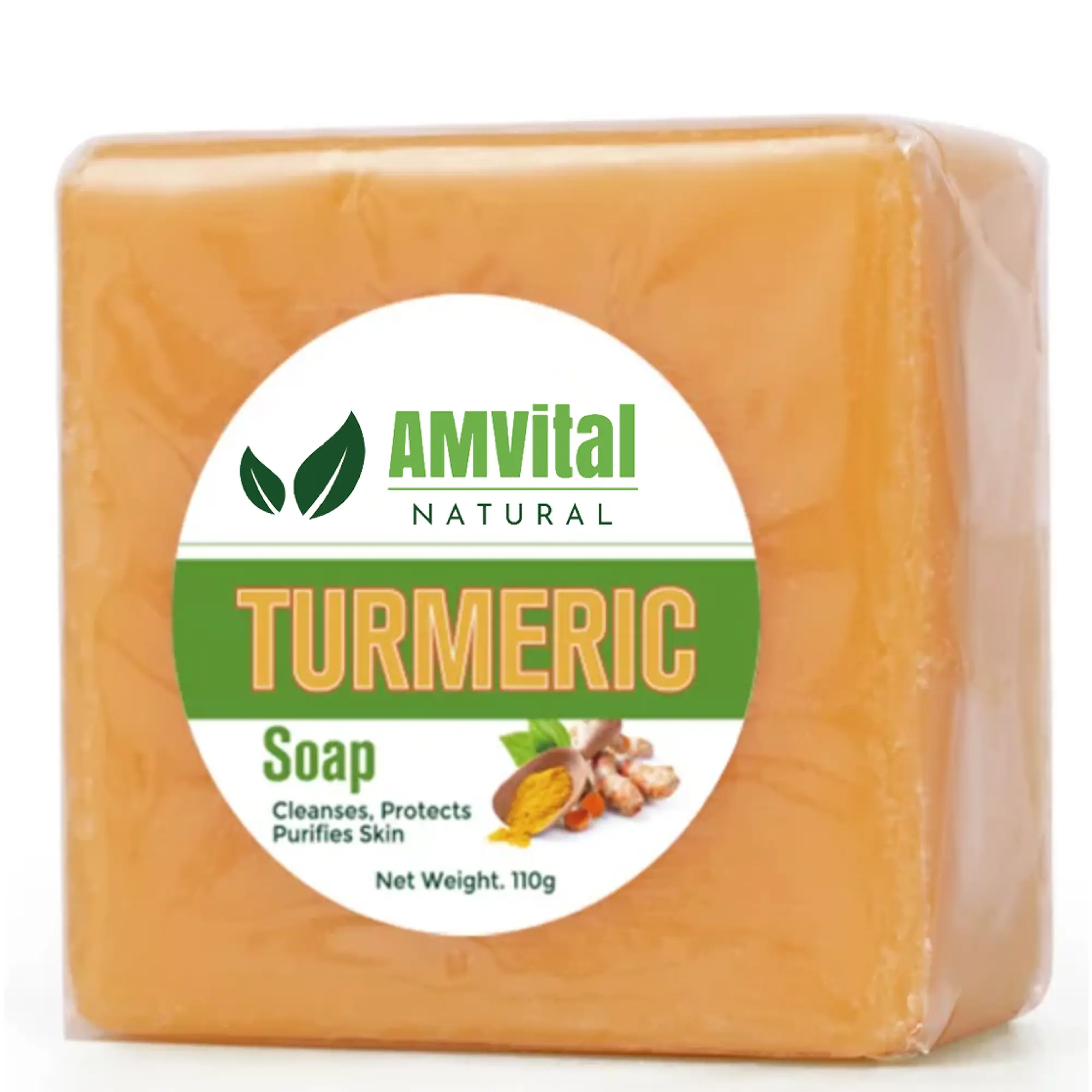 AMVital Turmeric Bar Soap to remove dark spots Body Care Body Wash Cleansing Pack Daily Pack Daily Skin Repair Cleanser Comfort