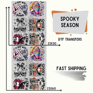 Spooky Season | Premade DTF Transfer Gang Sheet For Graphic Tees