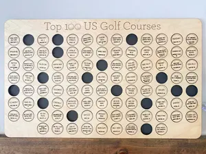 Top 100 Golf Courses Tracker