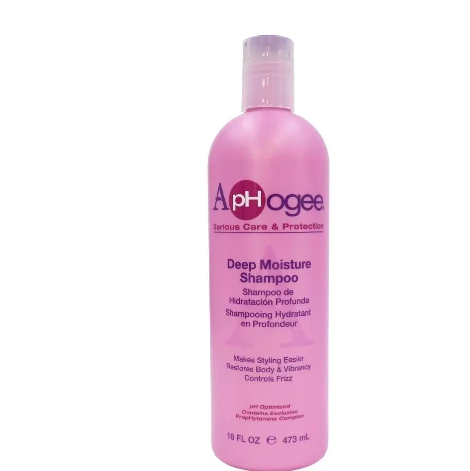 Aphogee Deep Moisture Shampoo 16 Oz for Styling Ease and Frizz Control pH Optimized Formula