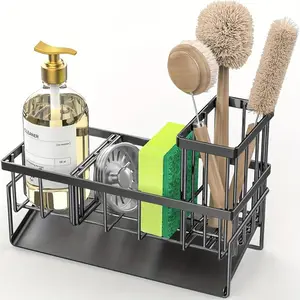 Kitchen Accessories Kitchen Sink Drain Rack, Metal Sponge Drain Rack, Multi-function Storage Rack for Home, Storage Organizer, Home Essentials, Kitchen Utensils, Fall Decor, Kitchen Gadgets