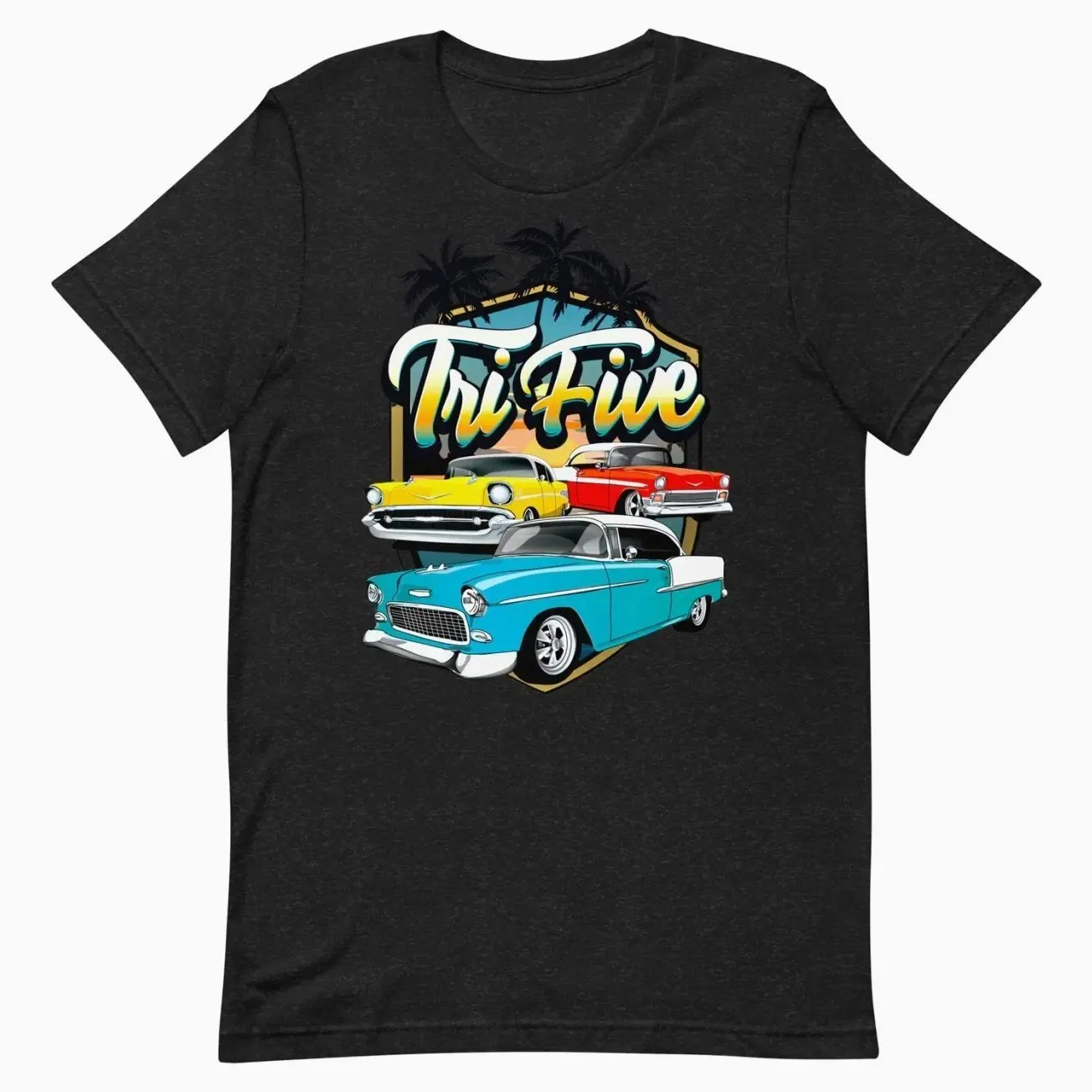TriFive 1955, 1956, 1957 Bel Air Vintage t-shirt BelAir Tri-Five T-Shirt Sweatshirt Hoodie, Car Enthusiast and Fans Gift