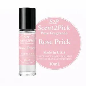 Rose Prick Inspired Roll-On Fragrance Oil 10ml – Alcohol-Free Long-Lasting Bergamot, Turmeric & Vanilla