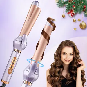 Automatic Rotating Hair Curler, 1 Box  Adjustable Temperature Fast Heating Ion Hair Curler, Professional Hair Styling Tool for Home & Salon Use