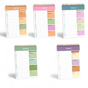 Daily Todo List Notebook with 30 Laminated Pages, Portable Planner for Work & Academic Goals, Perfect School Supplies