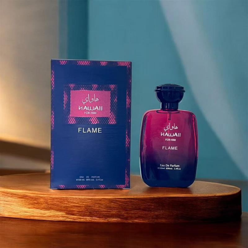 HAWAII FLAME Eau De Parfum Spray 100ML(3.4 Oz) - Bold Long Lasting Arabian Perfume For Men With A Fiery Essence - Indulge In A Luxurious Perfume Men That Captures Masculine Elegance And Strength