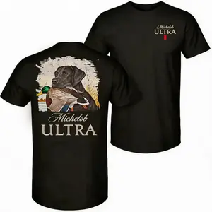 Vintage Michelob Ultra Black Lab & Mallard Duck Hunting T-Shirt| Unisex Outdoor Clothing