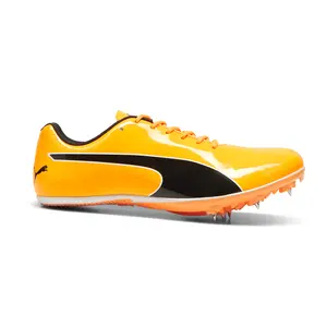 PUMA Mens Evospeed Sprint 14.5 & Field Running Sneakers Shoes - Orange