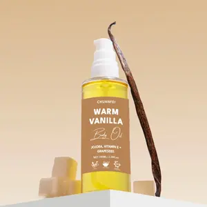 Price Drop! Sweet Vanilla Moisturizing Oil Nourishing Body Oil - Deep Hydration for Dry Skin, Glow & Firm, 24HR Moisture, Quick Absorb Non-Greasy, Autumn Skin Repair