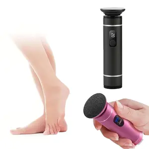 Electric Foot File, 1 Box Rechargeable Adjustable Speed Foot Callus Remover & Accessories, Wireless Cordless Professional Pedicure Tool for Heel Dead Skin and Calluses