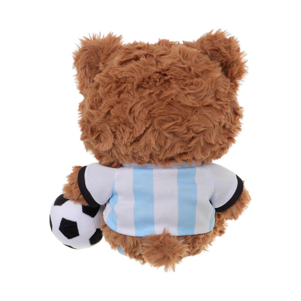 MINISO Giftford Bear Guardian Series Soccer Sitting Plush Toy, Soft Cuddly Stuffed Bear Doll in Football Outfit, Cute Collectible Gift for Kids Fans Birthday, Back To School MINISO Giftford Bear Guardian Series Soccer Sitting Plush Toy, Soft Cuddly Stuffed Bear Doll in Football Outfit, Cute Collectible Gift for Kids Fans Birthday, Back To School