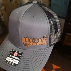 Richardson 112 laser engraved leather patch