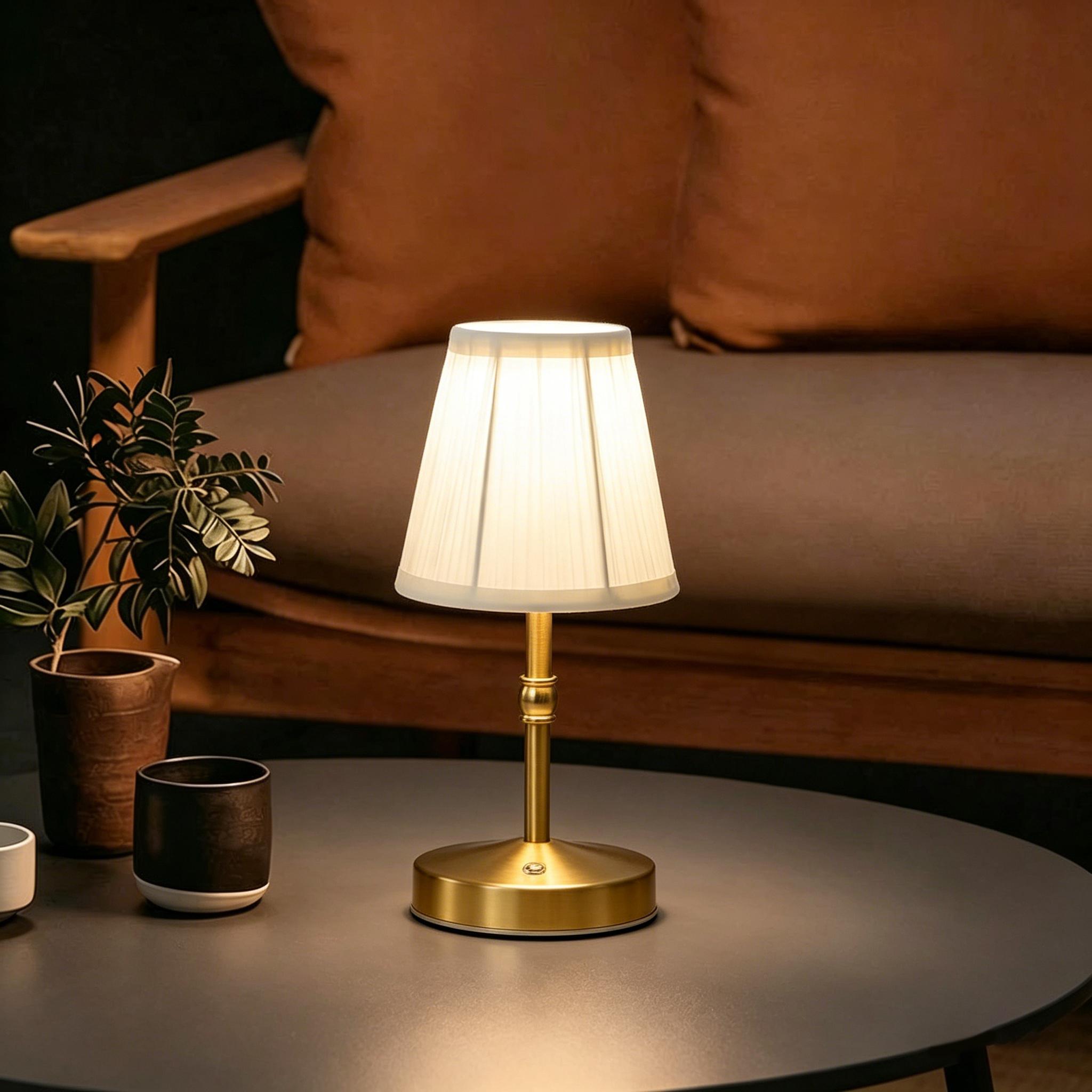 Mini Cordless Table Lamp   Dimmable   Rechargeable Aesthetic  lights for bedroom Kitchen Counter, Bar, Restaurant