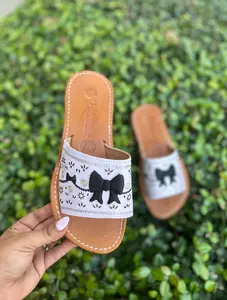 Coquette Black Bow Sandals