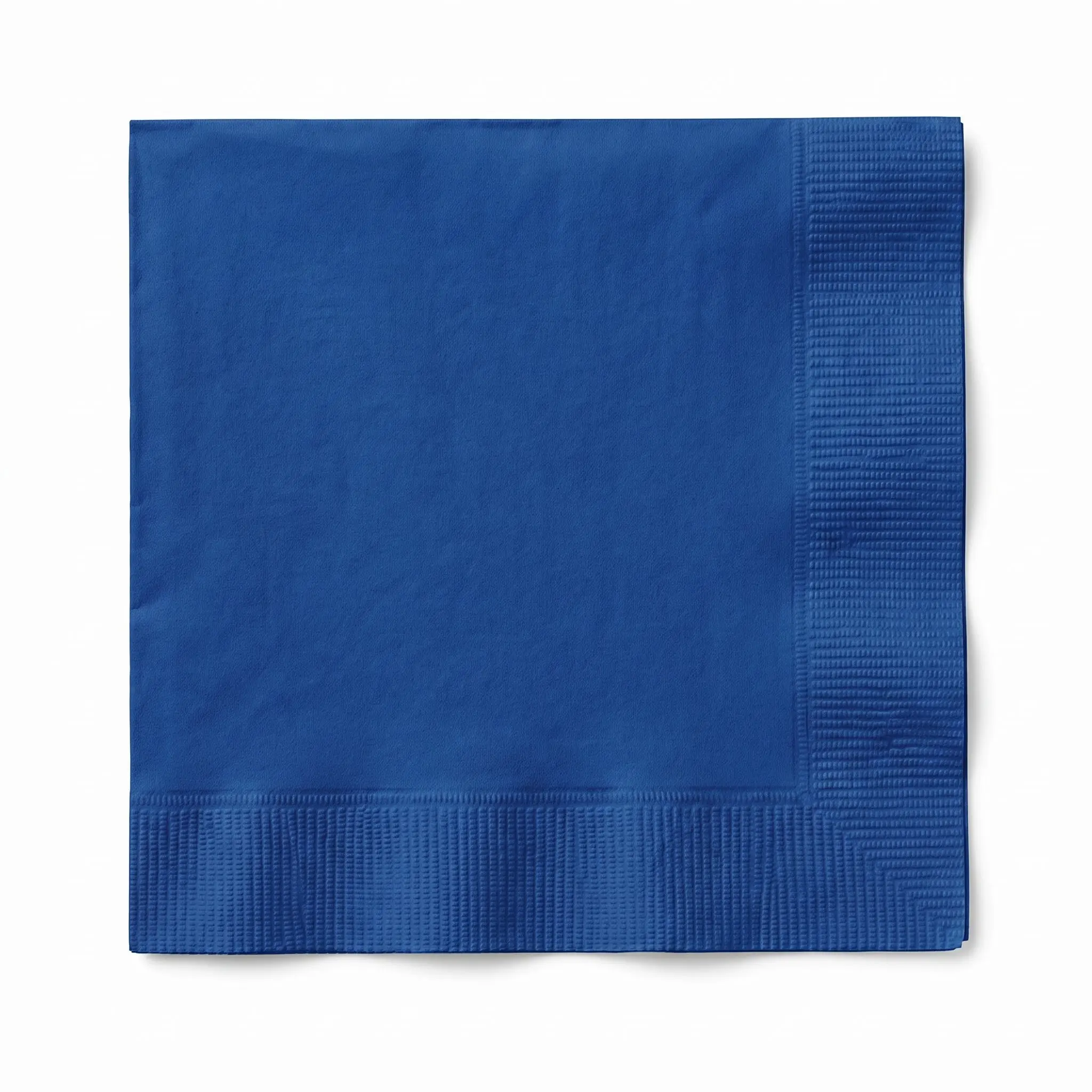 Royal Blue Beverage Napkins - 5 In. X 5 In. | 32 Count