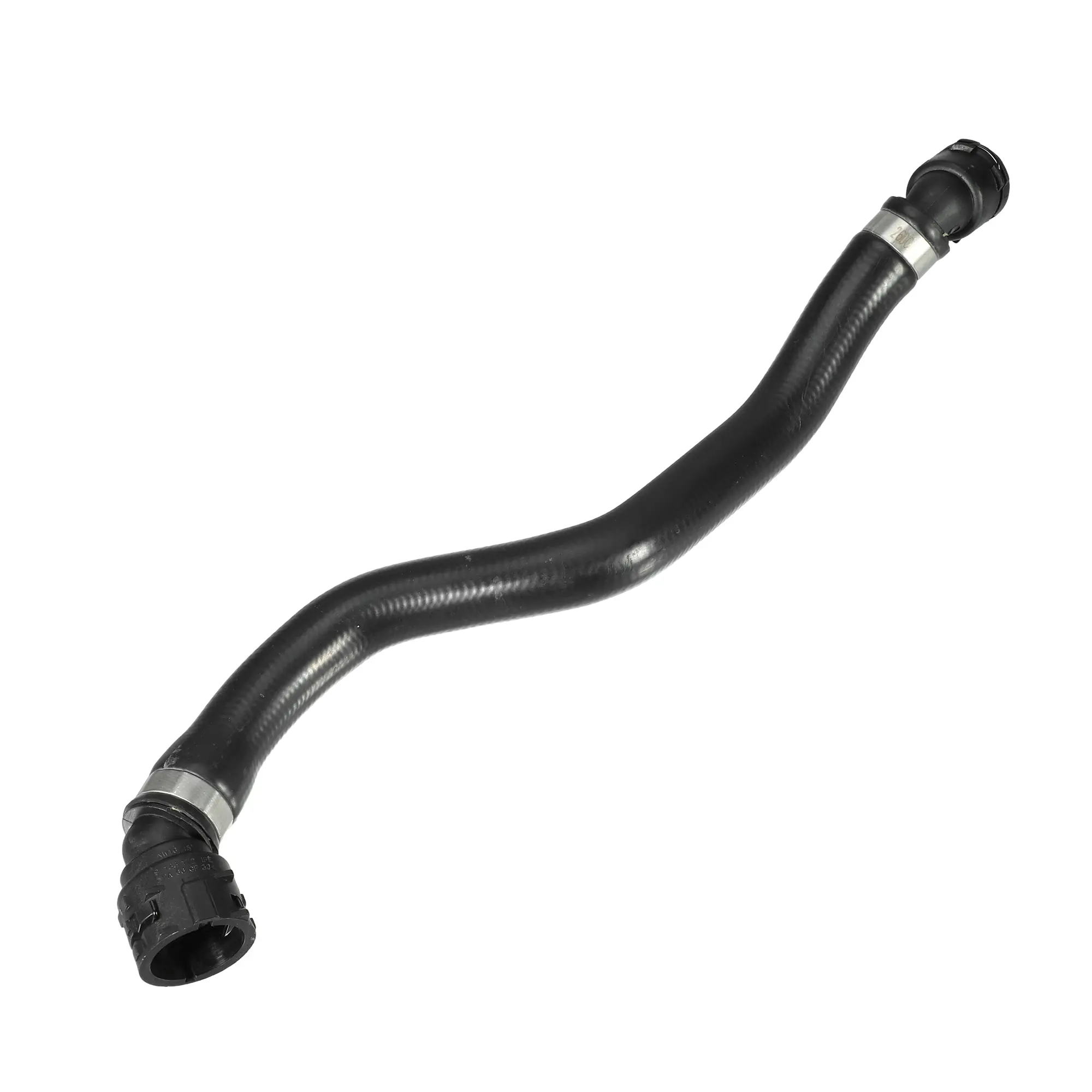 Radiator Coolant Hose No.17127596841 for BMW 320i Base 2.0L L4 - Gas 2013-2016 Rubber Black