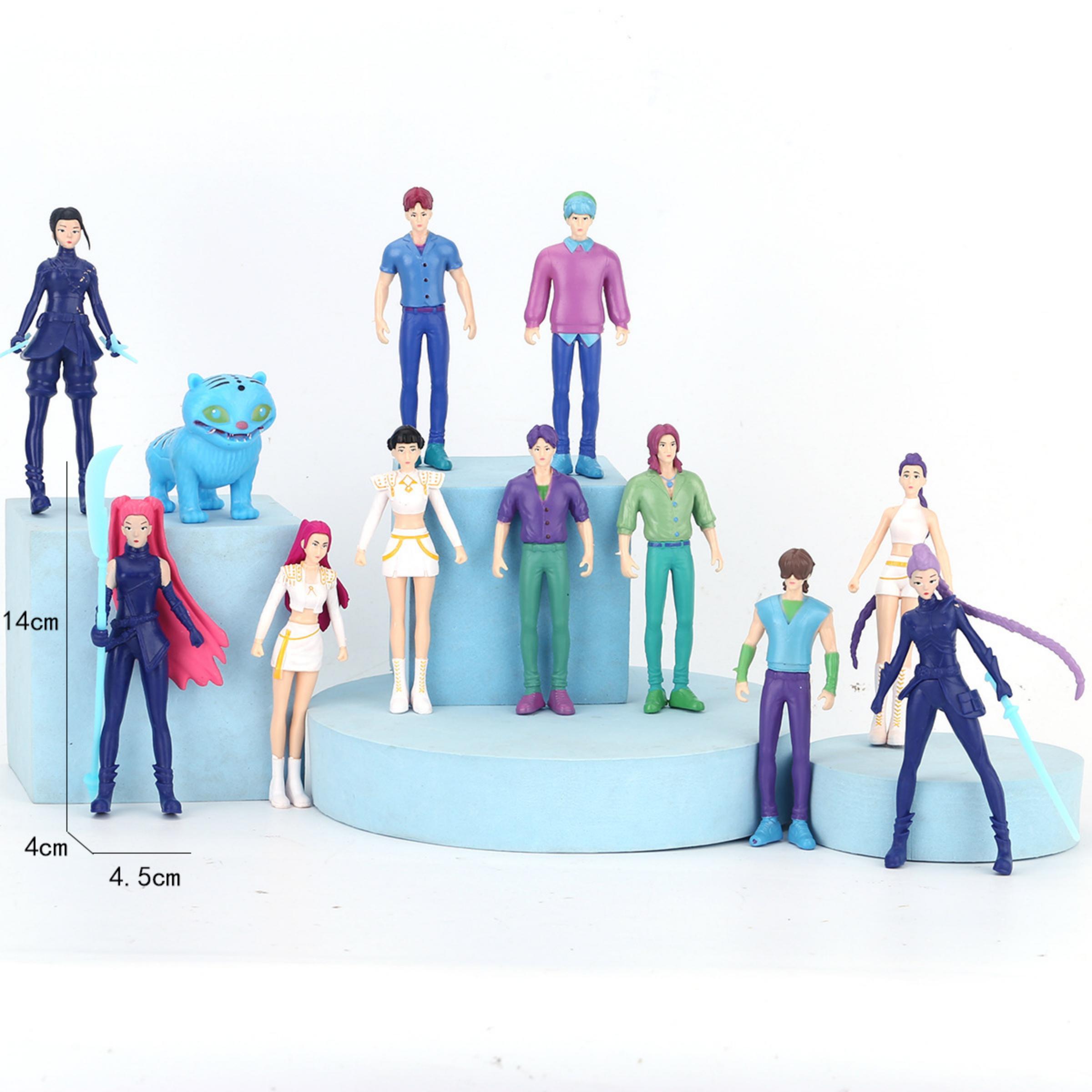 Witch Hunter Coven Collectible Figurine Set, Chibi Big Head PVC Action Figures, KPop Demon Hunters Lumi Mira Zoe Blind Box Toys, Desktop Decor Statues, Ideal Christmas Birthday Gift for K-POP Fans & Professional Collectors