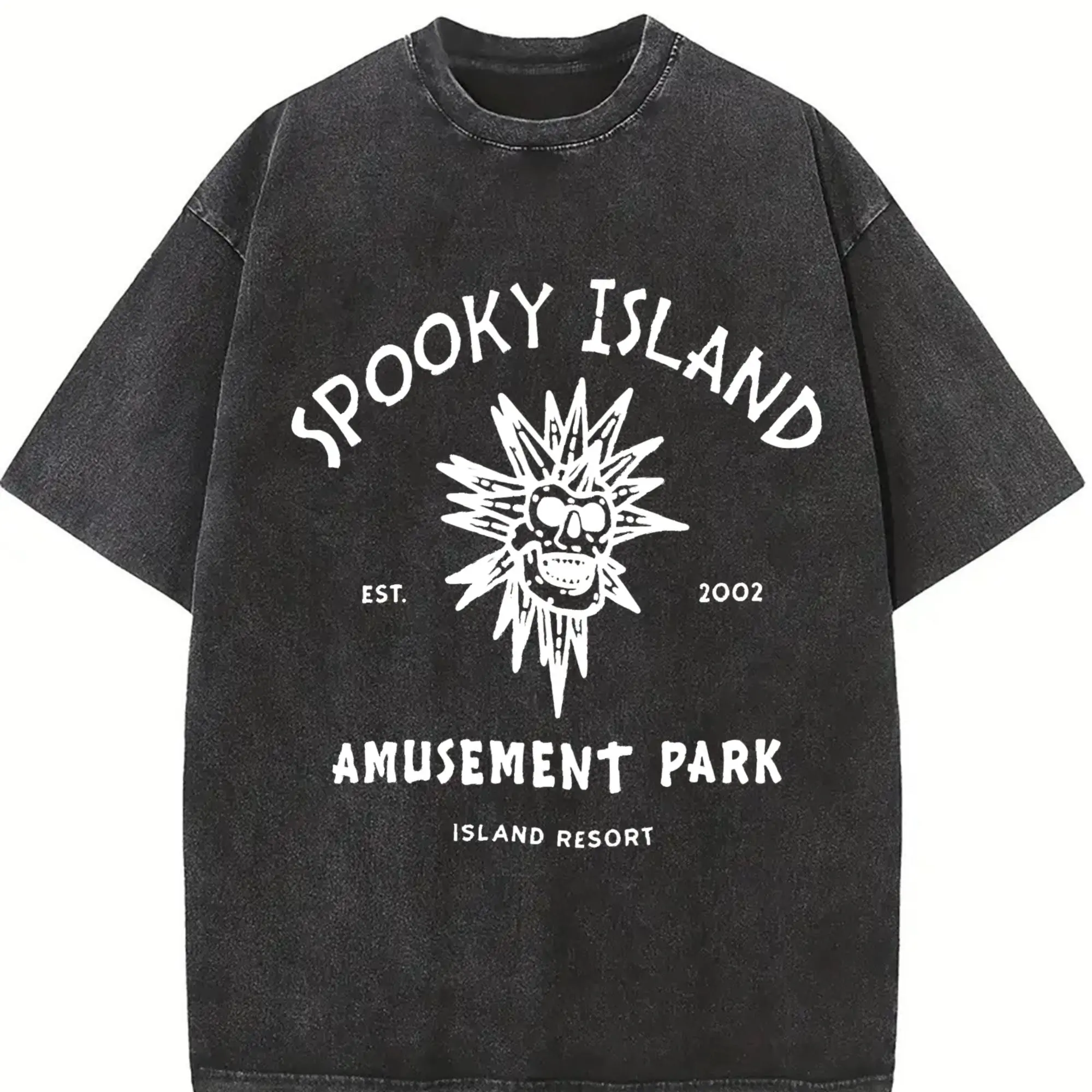 Spooky Island Tee, Retro Cartoon Halloween Movie T-shirt, Spooky Island Disco Skull, Halloween Gift, 90s Nostalgia, Retro Halloween Shirt