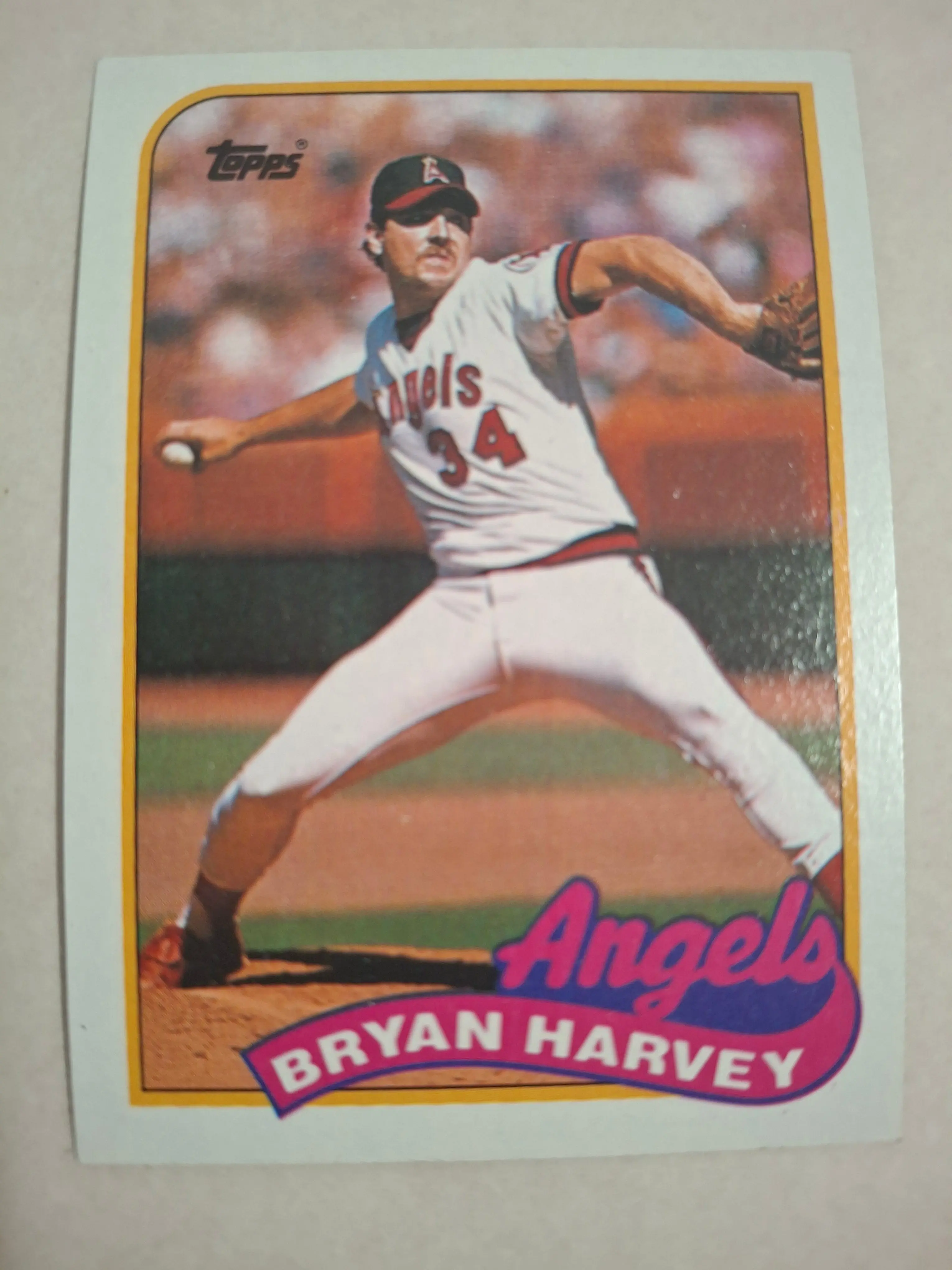 Bryan Harvey 1989 TOPPS Baseball Card