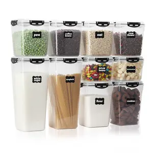 kitchen organizer Food storage container with lid seal jar