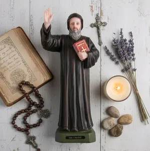 San Charbel 12-inch Statue Decor for Home Altar and Prayer Space - Gift