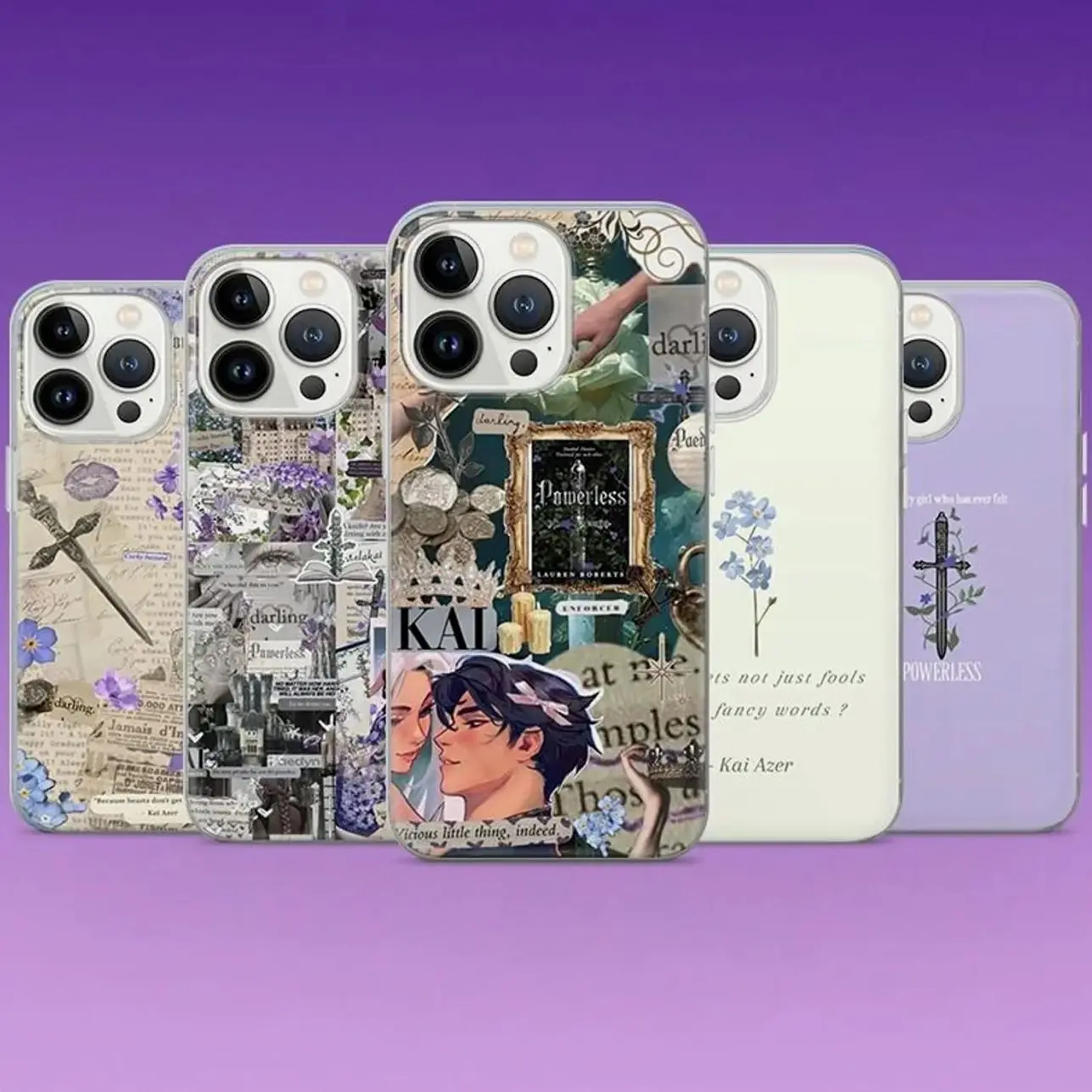 Powerless Phone Case Kai and Paedyn Trilogy Compatible with iPhone X, 11, 12, 13, 14, 15, 16, 17 & Samsung