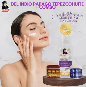 Del Indio Papago Skincare Creams and Serum Combo for Skin Repair and Comfort with Free Rose Water Mist Pack Set Hyaluronic Acid
